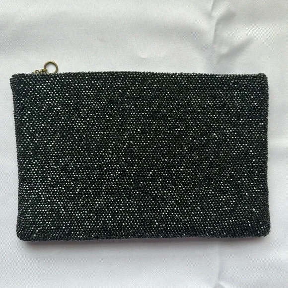 VTG Sparkly Beaded Clutch Pouch - Picture 5 of 9